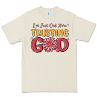 Bone i’m just out here trusting god Premium Tee - MaliasSmallBusiness