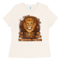 Bone Dad The Man Leather Background Ladies Tee - Jasminsmagicworld