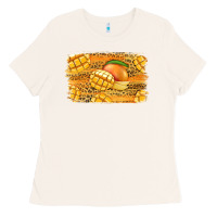 Bone Mango Background Ladies Tee - Jasminsmagicworld