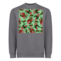Storm Christmas candy cane Heavyweight Sweatshirt - NancyCooperArtShop