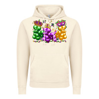 Vintage Artic mardi gras bead dogs Vintage Hoodie - LillyAllenDesigns