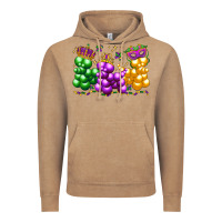 Vintage Coffee mardi gras bead dogs Vintage Hoodie - LillyAllenDesigns