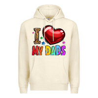 Sandshell i love my dads Premium Hoodie - OliviaCreatesArt