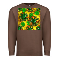 Chestnut St. Patrick's sunflower seamless pattern Premium Sweatshirt - BundleAndBundleShop