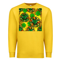 Lemon St. Patrick's sunflower seamless pattern Premium Sweatshirt - BundleAndBundleShop