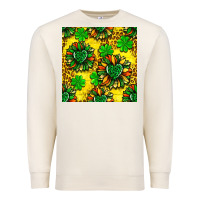 Sandshell St. Patrick's sunflower seamless pattern Premium Sweatshirt - BundleAndBundleShop