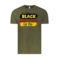 Vintage Olive it's the black excellence for me Vintage Tee - LillyAllenDesigns