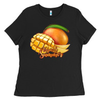 Black Mango Tropical Summer Ladies Tee - Jasminsmagicworld