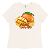 Bone Mango Tropical Summer Ladies Tee - Jasminsmagicworld