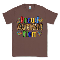 Chestnut proud autism mom design Classic Tee - LillyAllenDesigns