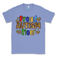 Colony Blue proud autism mom design Classic Tee - LillyAllenDesigns