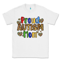 White proud autism mom design Classic Tee - LillyAllenDesigns