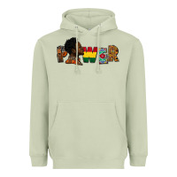 Matcha power juneteenth Heavyweight Hoodie - FaDigitalArtStudio