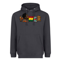 Smoke power juneteenth Heavyweight Hoodie - FaDigitalArtStudio
