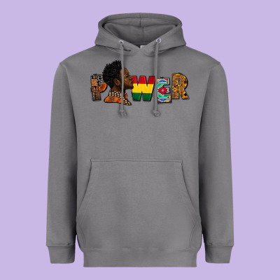 Power Juneteenth Heavyweight Hoodie Designed By Fadigitalartstudio