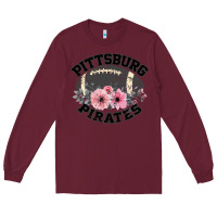 Burgundy Pittsburg Pirates Long Sleeve Tee - Bettercallsaul