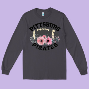 Pittsburg Pirates Long Sleeve Tee Designed By Bettercallsaul