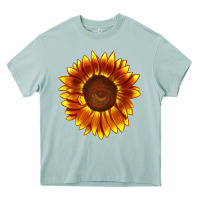 Arona tiger eyes sunflower Heavy Core Tee - LillyAllenDesigns