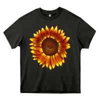 Asphalt tiger eyes sunflower Heavy Core Tee - LillyAllenDesigns