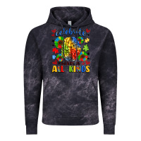 Cloud Black celebrate neurodiversity Vintage Hoodie - LillyAllenDesigns