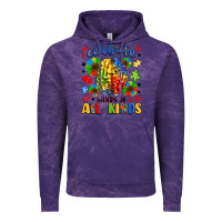 Cloud Purple celebrate neurodiversity Vintage Hoodie - LillyAllenDesigns