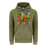 Vintage Olive celebrate neurodiversity Vintage Hoodie - LillyAllenDesigns