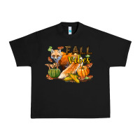 Black Fall Vibes Fox Urban Heavy Tee - LillyAllenDesigns