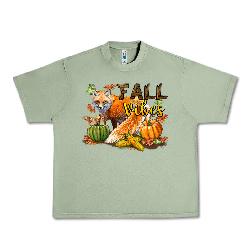 Fall Vibes Fox Urban Heavy Tee by LillyAllenDesigns | Teevron