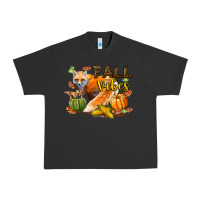 Pigment Black Fall Vibes Fox Urban Heavy Tee - LillyAllenDesigns