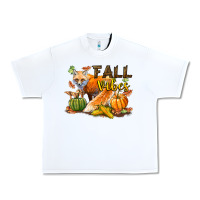 White Fall Vibes Fox Urban Heavy Tee - LillyAllenDesigns
