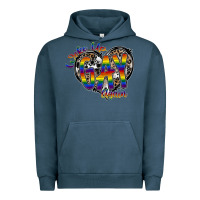 Pigment Midnight Navy woke up gay again Urban Hoodie - SublimationCraftShop