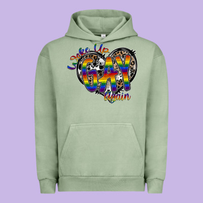 Woke Up Gay Again Urban Hoodie Designed By Sublimationcraftshop