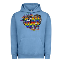 Pigment Pebble Blue woke up gay again Urban Hoodie - SublimationCraftShop