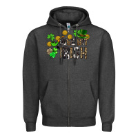 Charcoal Heather Wee bit o' Irish St. Patrick's Zipper Hoodie - CowGirlArtShop