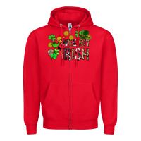 Red Wee bit o' Irish St. Patrick's Zipper Hoodie - CowGirlArtShop
