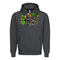 Smoke Wee bit o' Irish St. Patrick's Zipper Hoodie - CowGirlArtShop