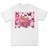 White breast cancer nails hope Premium Tee - MaliasSmallBusiness