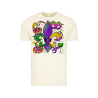 Vintage Arctic mardi gras fleur de lis Vintage Tee - LillyAllenDesigns