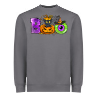 Storm Boo Halloween Heavyweight Sweatshirt - NancyCooperArtShop