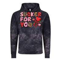 Cloud Black lovethemed typography with heart lollipop Vintage Hoodie - LillyAllenDesigns