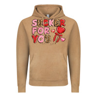 Vintage Camel lovethemed typography with heart lollipop Vintage Hoodie - LillyAllenDesigns