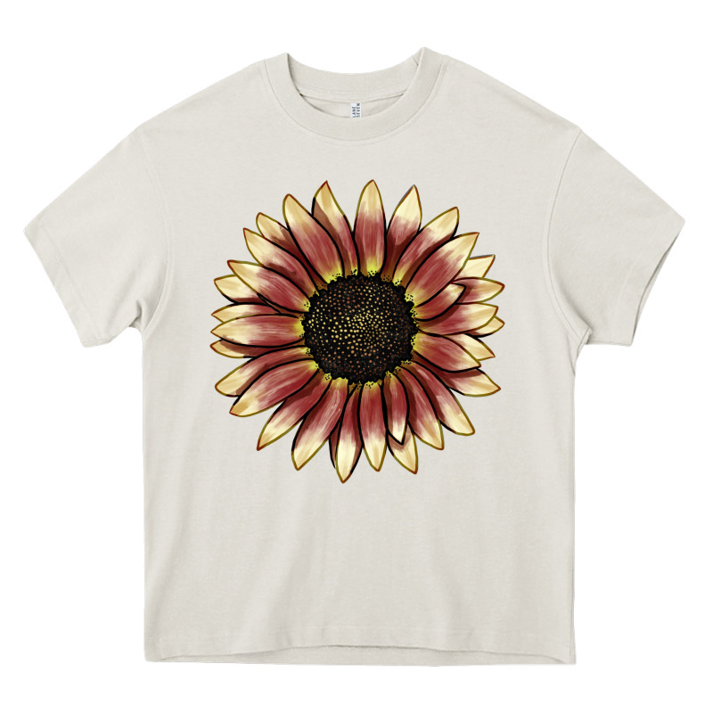 Strawberry Blonde Sunflower Heavy Core Tee by LillyAllenDesigns | Teevron