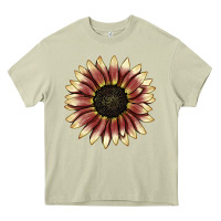 Mossy strawberry blonde sunflower Heavy Core Tee - LillyAllenDesigns