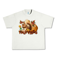 Pistachio Fall Vibes Squirrel Urban Heavy Tee - LillyAllenDesigns