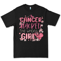 Black cancer picked the wrong girl malia Premium Tee - MaliasSmallBusiness