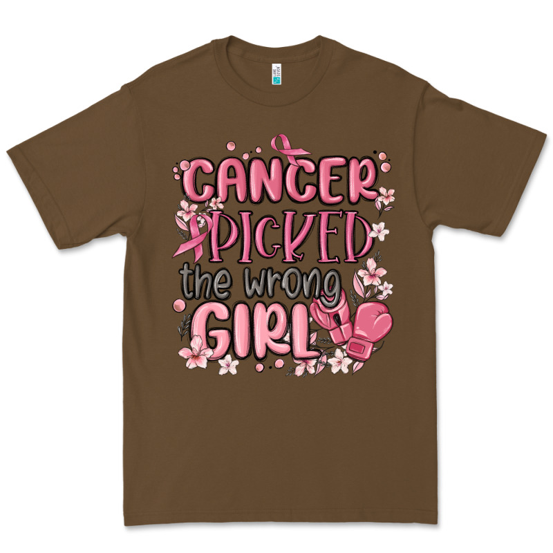 Cancer Picked The Wrong Girl Malia Premium Tee by MaliasSmallBusiness | Teevron