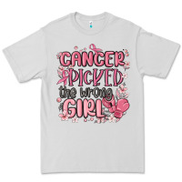 Dove Grey cancer picked the wrong girl malia Premium Tee - MaliasSmallBusiness