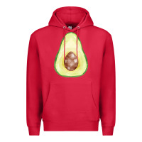 Cardinal half avocado fa element Premium Hoodie - FaDigitalArtStudio