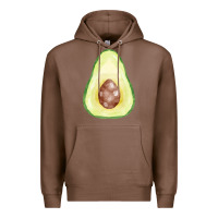 Chestnut half avocado fa element Premium Hoodie - FaDigitalArtStudio