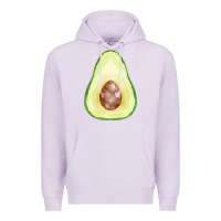 Lilac half avocado fa element Premium Hoodie - FaDigitalArtStudio